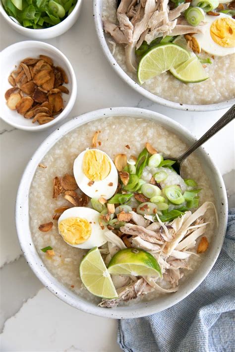Arroz Caldo Recipe (Filipino Chicken and Rice Porridge).